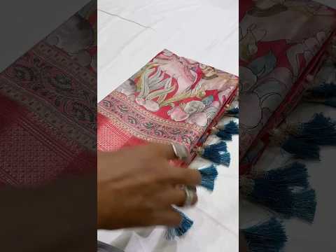 Manipuri Silk Digital Printed Kalamkari Saree
