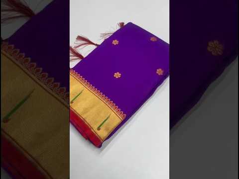 Soft Silk Meenakari Pallu & Zari Buttis Saree