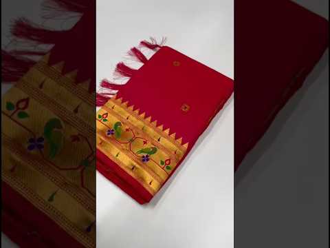Paithani Silk Meenakari Weaving Saree