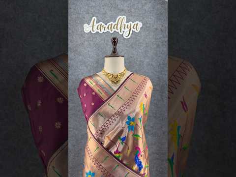 All Over Jaal Weaving Brocket Paithani Soft Silk Saree