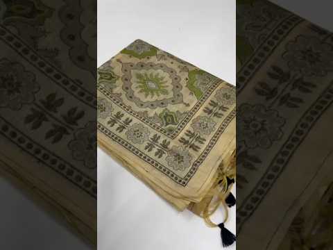 Traditional Pencil Art Soft Muga Cotton Saree