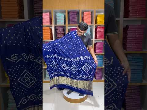 Ek Dani Bandhani With Pure Lagadi Patta Saree