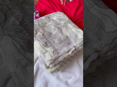 Pure Crush Organza Silk Designer Saree