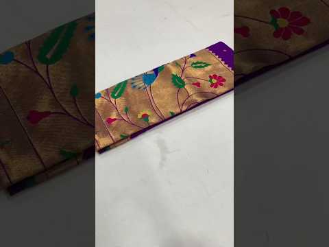 Premium Soft Half Half Brocade Paithani Saree