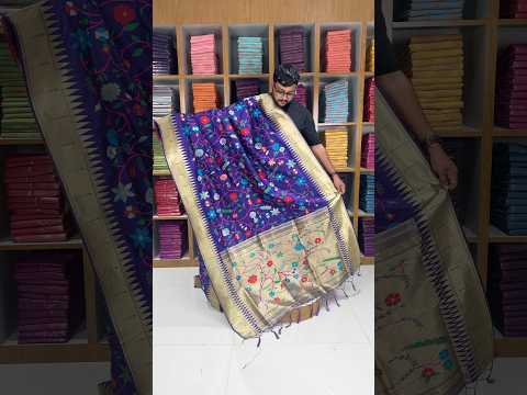 Janhvi Kapoor–Inspired Kanchivaram Paithani Silk Saree