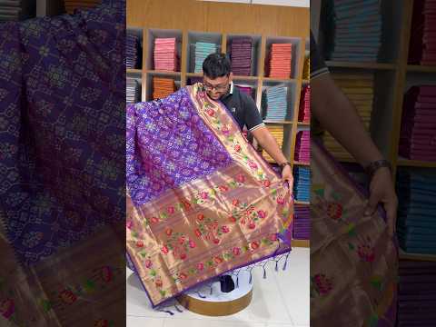 Royal Kanchivaram Patola Paithani Silk Saree