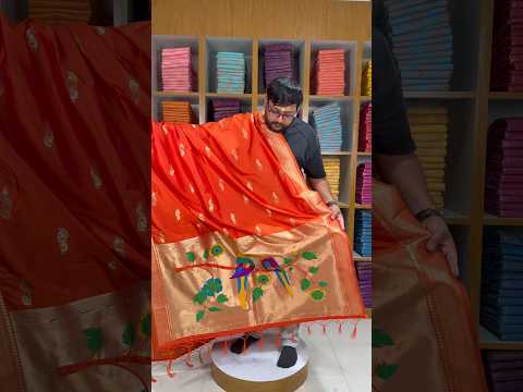 Pure Paithani Multicolor Parrot Weaving Motif Pallu Dupatta