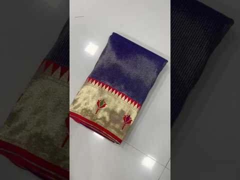 Soft Kanchipuram Tissue Silk Lotus Paithani Saree
