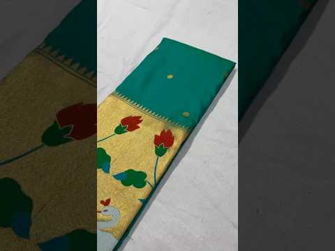 Half-Half Unique Paithani Silk Saree