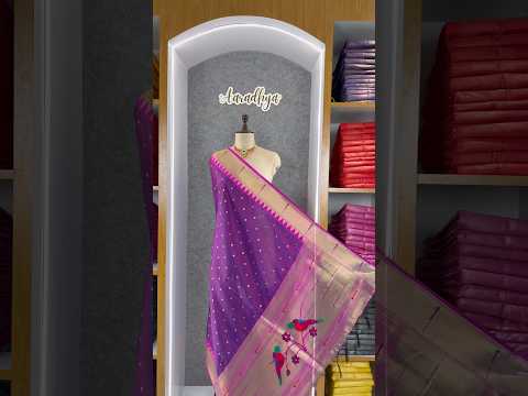Pure Paithani Zari Border Parrot Motif Pallu Dupatta