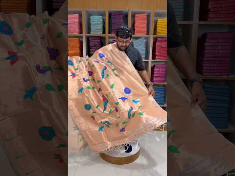 Paithani Jacquard Peacock (Mor) Jaal Dupatta