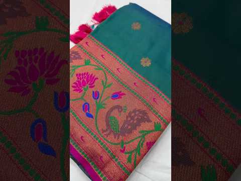 Paithani Soft Silk Zari Woven Saree
