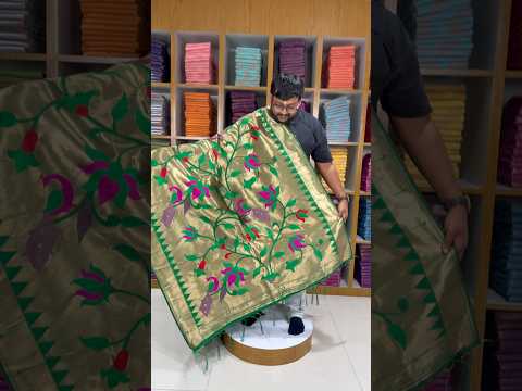 Paithani Soft Silk Lotus Jaal Dupatta