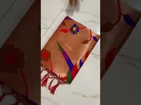 Kanchivaram Paithani Silk Big Parrot Zari Border Saree