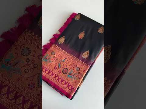Paithani Silk Meenakari Soft Silk Saree