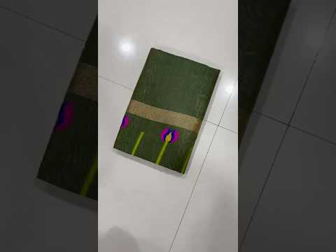 Soft Muga Cotton Meenakari Lotus Saree