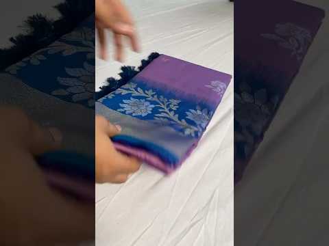 Dual Tone Contrast Pallu Designer Saree