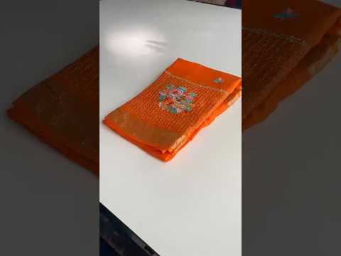 Premium Chinon Chiffon Embroidery Saree
