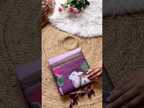 Beautiful Soft Muga Cotton Pichwai Saree