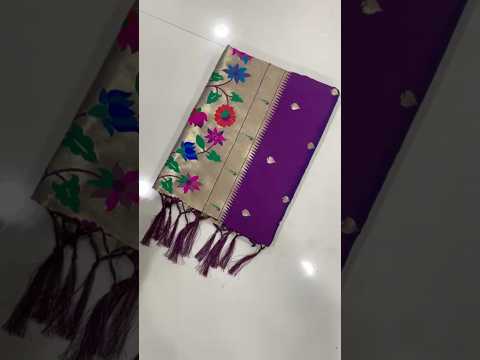 Multicolor Floral Meena Zari Pallu Paithani Saree