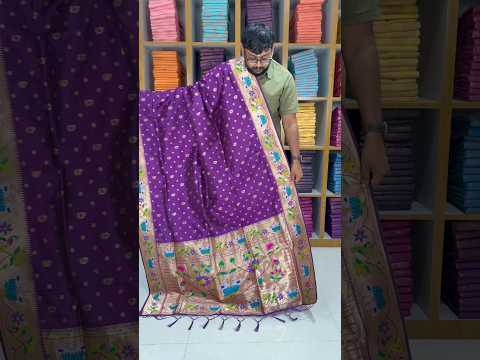 Pure Paithani Silk Sarees – Maharashtrian Elegance