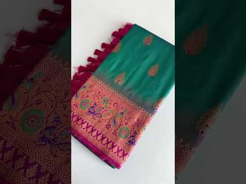Paithani Silk Meenakari Soft Silk Saree