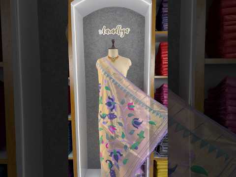 Paithani Soft Silk Lotus Jaal Dupatta