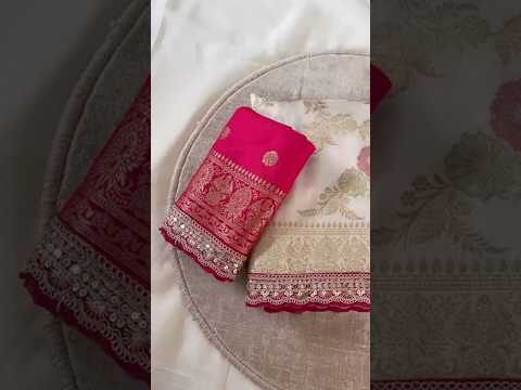 Banarasi Silk Saree Rich Red Zari Border Saree