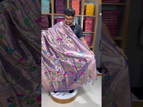 All Over Jaal Weaving Brocket Paithani Soft Silk Saree