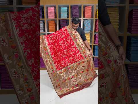 Lucknowi Paithani and Patola Fusion Saree
