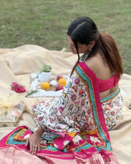 Pure Gajji Silk Bandhani Trending Saree
