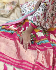 Pure Gajji Silk Bandhani Trending Saree