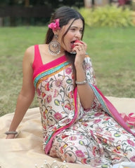 Pure Gajji Silk Bandhani Trending Saree