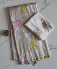 AS-003 | Soft Silk Meenakaari Work Banarasi Saree
